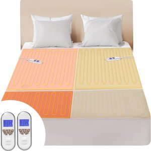 Heated Mattress Pad Cal King - Dual Zone Control