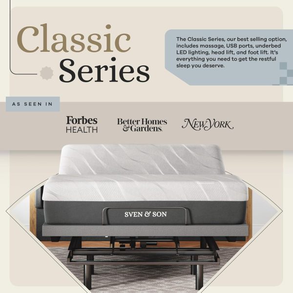 Reinetic Adjustable Bed Base - Head, Foot, Massage - Image 2