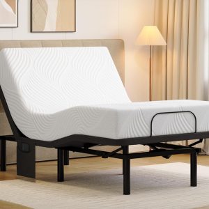 Reinetic Twin XL Adjustable Bed Frame - 5 Height Options
