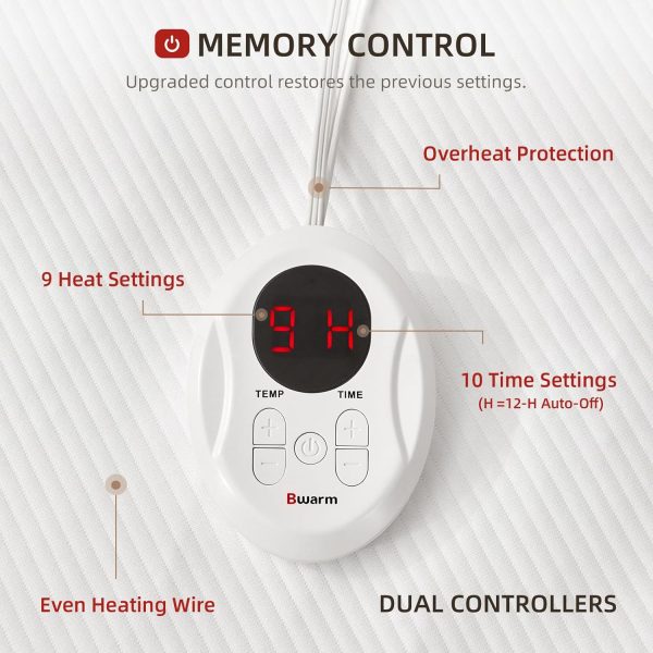 Heated Mattress Pad - Waterproof Bed Warmer, ETL Certified - Image 2
