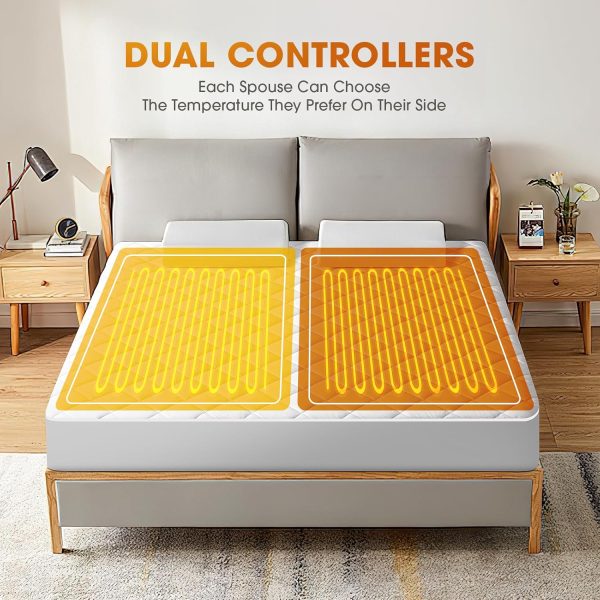 Heated Mattress Pad - Dual Control - Reinetic Bed Warmer - Image 2