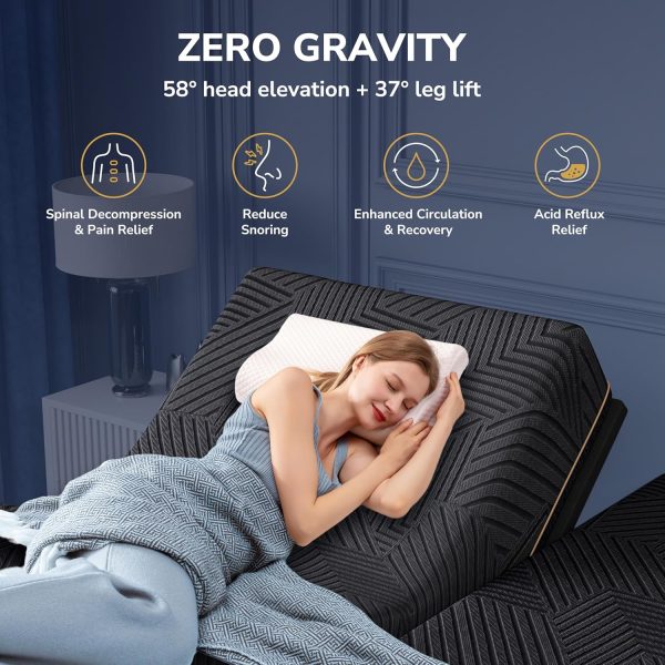 Reinetic Adjustable Bed - Sleep Tracking & Cooling Comfort - Image 2